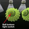 Självlysande Badmintonbollar LED Skumplast Sport Badminton Färgglada Lysande Badmintonbollar Barn LED Badmintonset