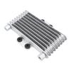 Motorcycle Radiator Oil Cooler 8-Layer Pitch M10/12 For Kawasaki KX250 Honda CRF250 Yamaha YZ250 Universal Motocross Accessories
