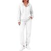 Women's Fashion Comfortable Hoodie Jacket Set for Winter Casual Wear