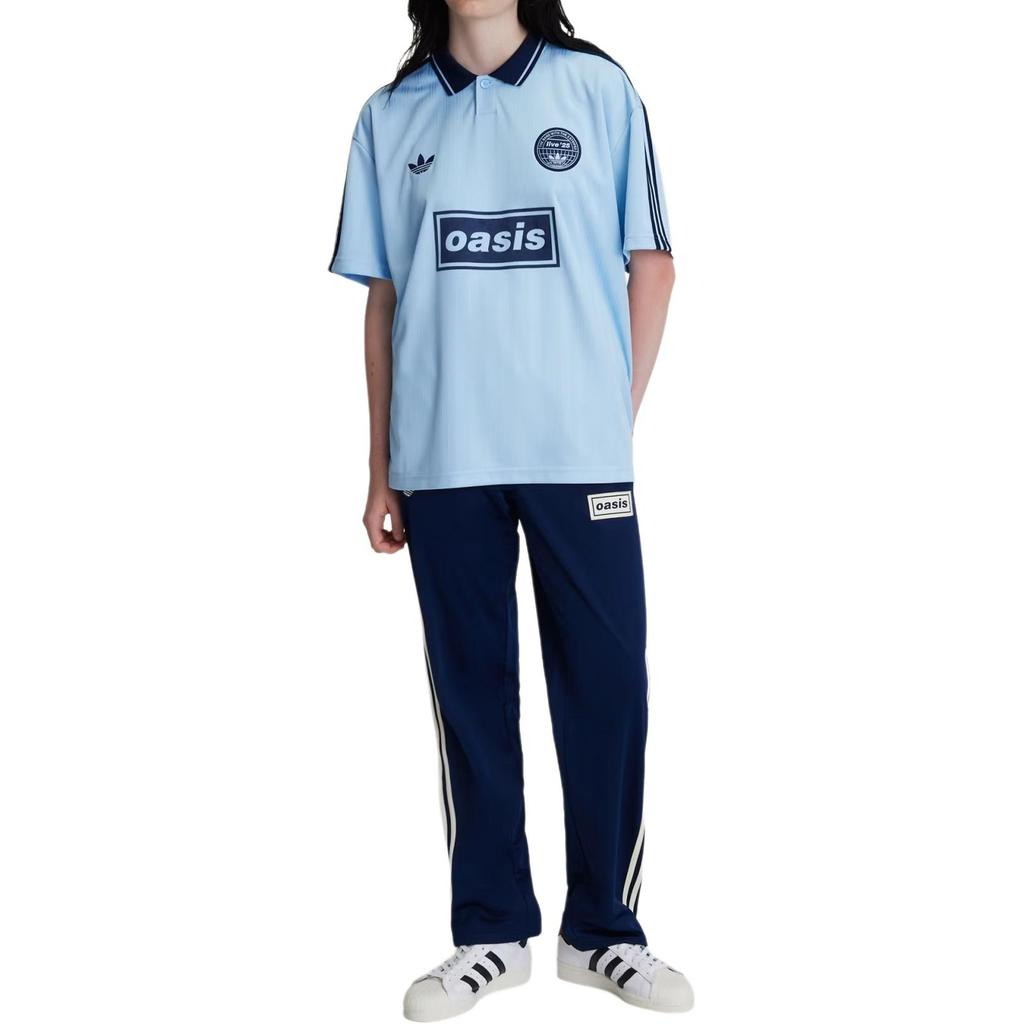 adidas X Oasis Tour Jacquard Aziatische Maatvoering 'Clear Sky' Heren KT3436