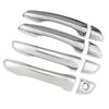 For Hyundai Solaris HCR 2017 2018   Chrome Exterior Door Handle Cover Chromium Styling Moulding Frame Bezel