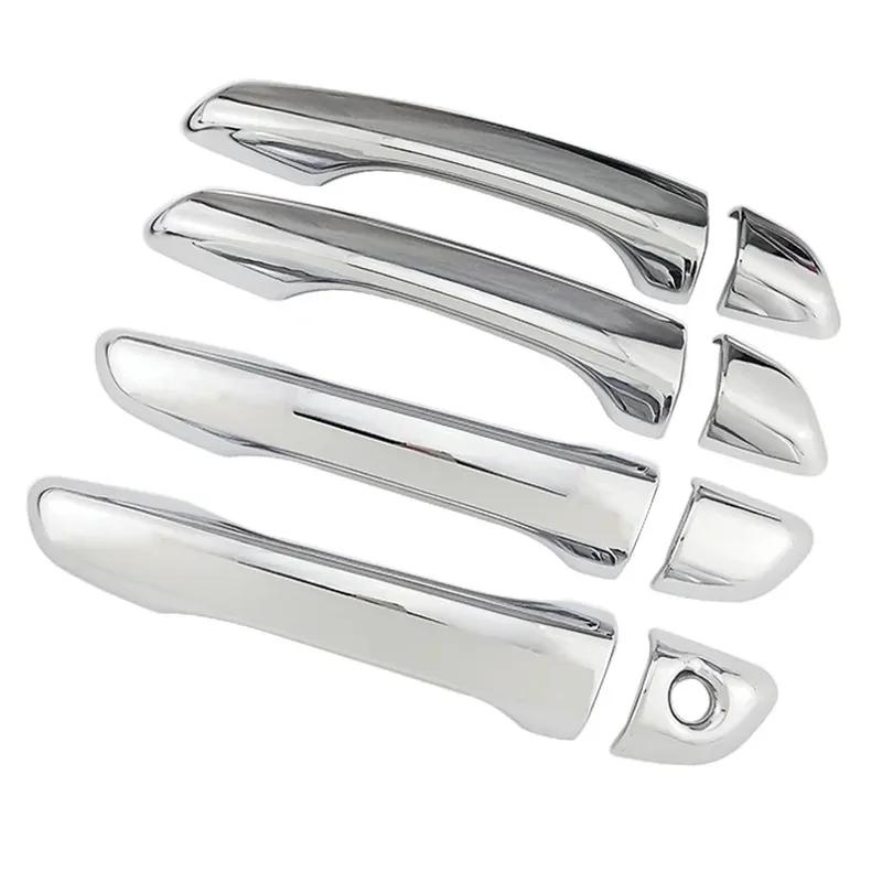 For Hyundai Solaris HCR 2017 2018 Chrome Exterior Door Handle Cover Chromium Styling Moulding Frame Bezel