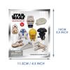 1 Stück Star Wars Offiziell Lizenziert Blind Box 3D Figur Schlüsselanhänger R2-D2 C-3PO Anime Figur Schlüsselanhänger Zufällige Eine Geburtstagsgeschenk