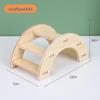 Luxury Solid Wood Hamster Villa with Pet Stairs and Sleeping Nest