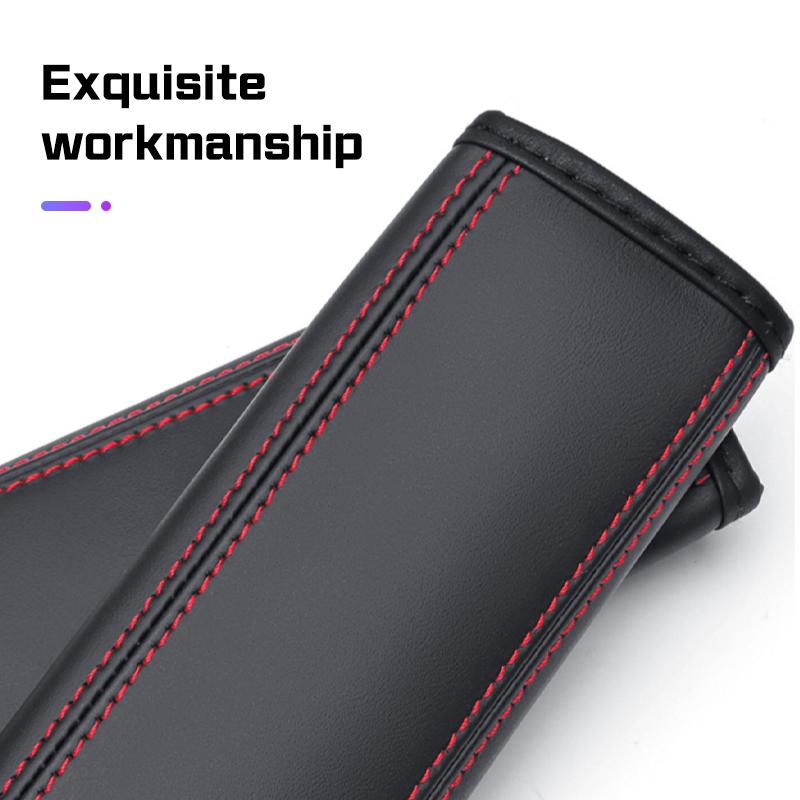 For Mazda CX5 MX3 MX5 2 5 3 6 CX-8 CX-3 CX-5 CX-7 M3 Car Shoulder Protector Pad Leather Interior Safety Belt Cover Accessories