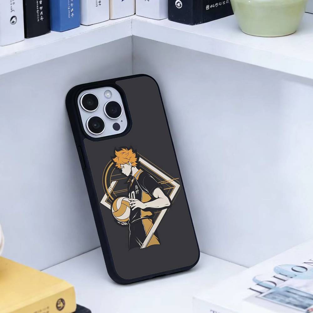 Anime H-Haikyuu Hinata Shoyo Handyhülle Für iPhone17,16,15,14,13 Plus,Pro Max Magnetisch Für Magsafe Kabelloses Laden