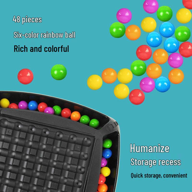 Regenbogen Logik Konzentrationsspiel: Pädagogisches Zuordnungsspiel für Eltern und Kinder