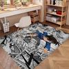 Detective Conan Print Rug, Washable Floor Carpet, For Entryway Dorm Laundry Room Office Study, Home Decor Birthday Christmas Gift