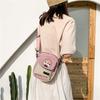 Giappone cartoni animati fumetti Demon Slayer borsa a tracolla casual portamonete color-block custodia per telefono 7566