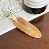 Trendy Oversized Acetate No Trace Hair Claw Versatile Plaid Hair Clip For Women