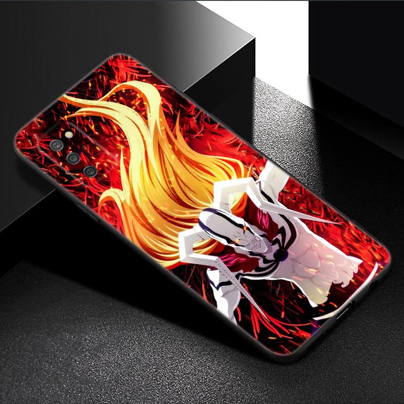 Anime BLEACHS Phone Case For Samsung Galaxy A01 A03 Core A04 E A02 A05 A10 A20 A21 A30 A50 S A6 A8 Plus A7 2018 Black Cover