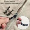 27Pcs Fix 3 Sizes Zipper Replacement Kit Durable Zipper Repair Tool Bags Repair