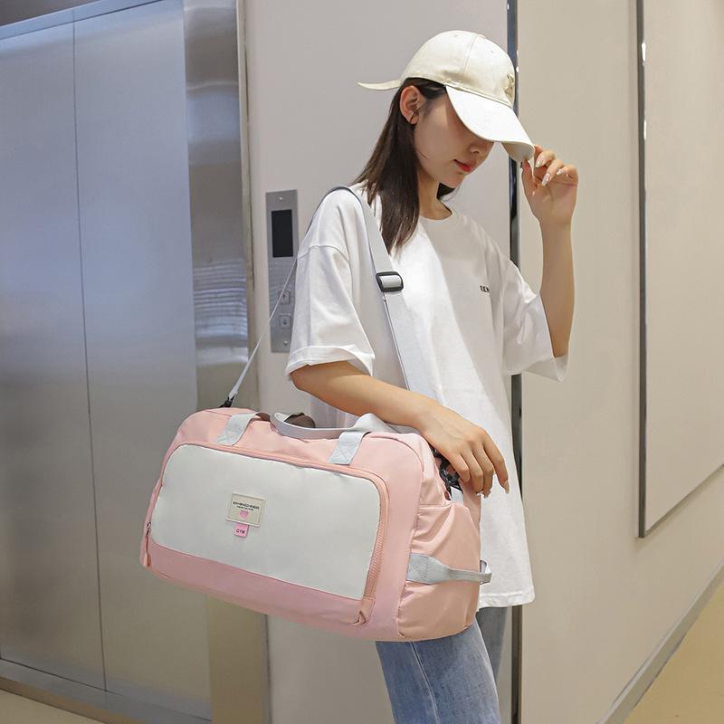 Outdoor Large-capacity Travel Bag Portable Business Trip Short-distance Luggage Bag Dry and Wet Separation Yoga Fitness Bag