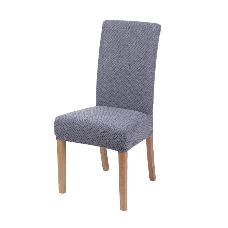 Stretch-Bezug für Esszimmerstühle, Jacquard-Spandex, Küchenstuhl, Sitz, Hotel, Bankett, elastischer Schonbezug