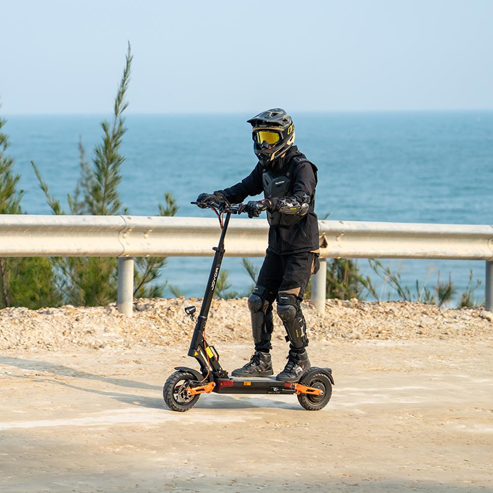 JOYOR T6 Adult Electric Scooter 600W Motor City Commuter Escooter 48V18AH Battery Foldable E-Scooter 10 Inch Off-Road Tire Max Speed 25km/h