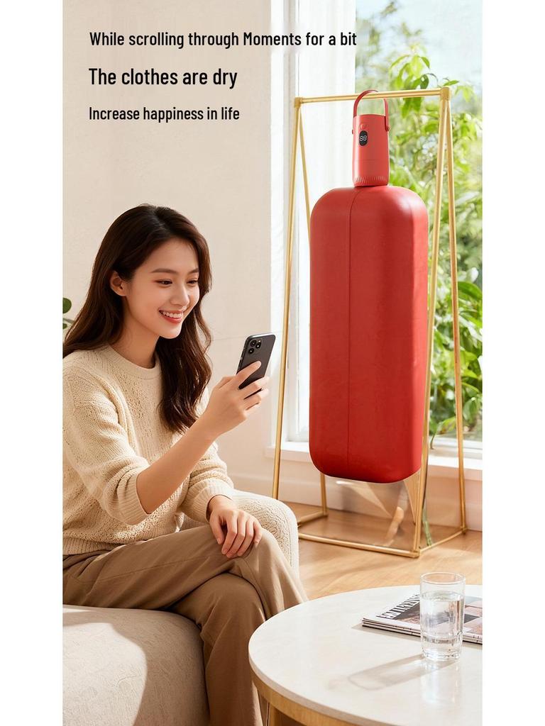 Portable Smart Mini Clothes Dryer - Quick Dry, Foldable, Baby & Child Disinfection
