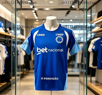 Model Cruzeiro Soccer Jersey Football -Y2K Men's and Women's Matching T-Shirt - Breathable Sports Clothing Parent-child