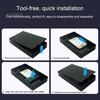 Hard Drive Box 1 Set 2.5/3.5 Inch HDD Enclosure Driver-free Smart Sleep Data Storage Case ABS Disk SATA to USB 3.0 Adapter for Home Mobile Solid State