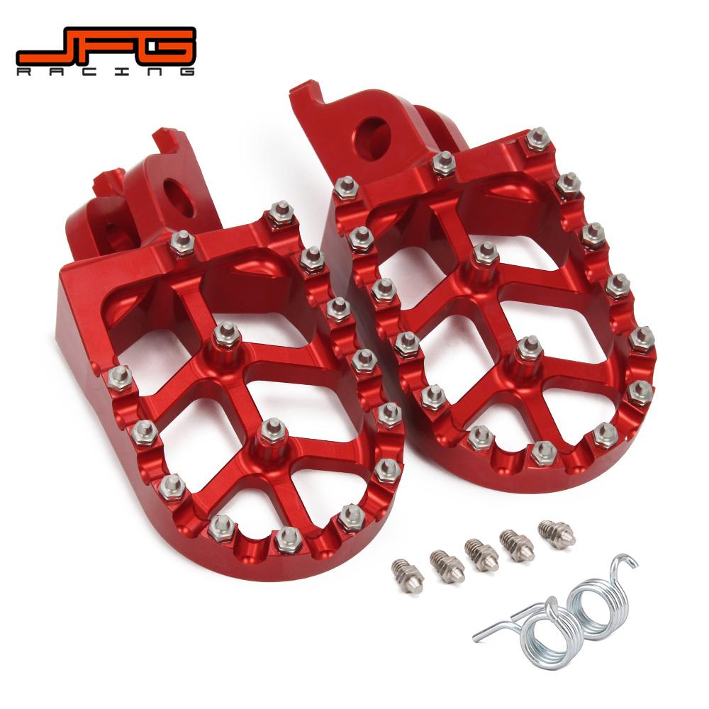 Motorcycle CNC Gear Shift Foot Lever Foot Pegs Rest Footrests Pedals Footpegs For HONDA CRF250R 2010-2013 2014 2015 2016 2017