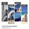 Flamingo Beach Towel, Digital Printing Thin Quick-Dry Anti-Sand Microfiber Lightweight for Swim, Yoga, Travel, Gym, Gift