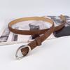 Matte Cowhide Women's Genuine Leather Retro Belt Jeans Denim Skirt High-end Korean-style Fashionable Women's Belt