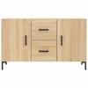 Cómoda, Roble Sonoma, 100X36X60 Cm, Material Derivado de la Madera