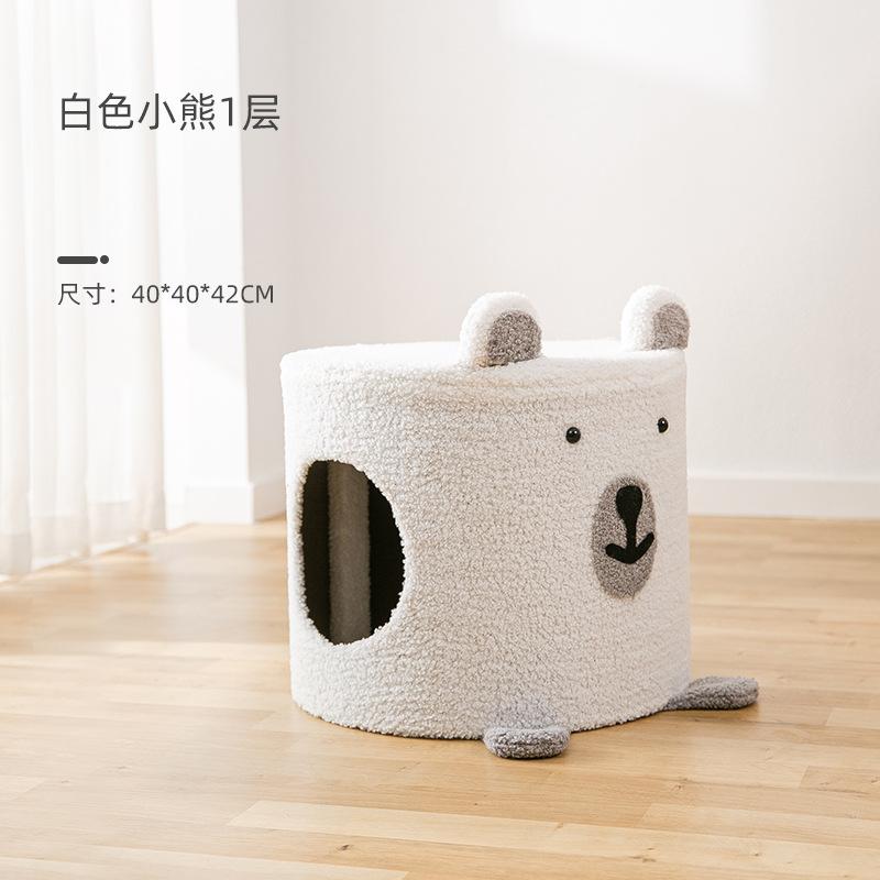 

Бархатная лазалка для кошек, кошачий туалет, кошачье дерево, сизалевое ведро, многофункциональная большая башня для кошек, столбик для царапания кошек