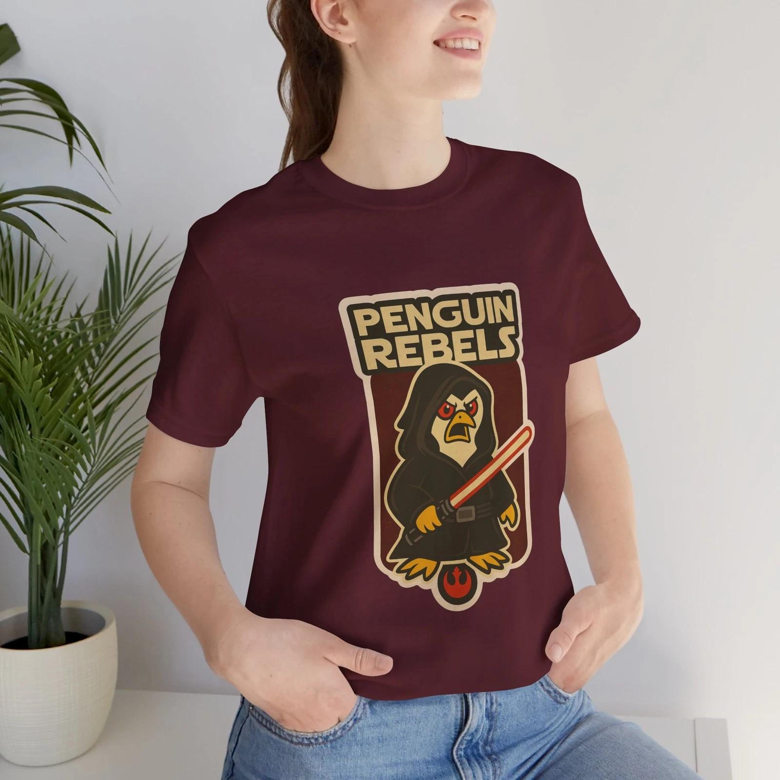 Penguin Rebels Graphic Tee, Star Wars Rebels Parody Shirt 3XL