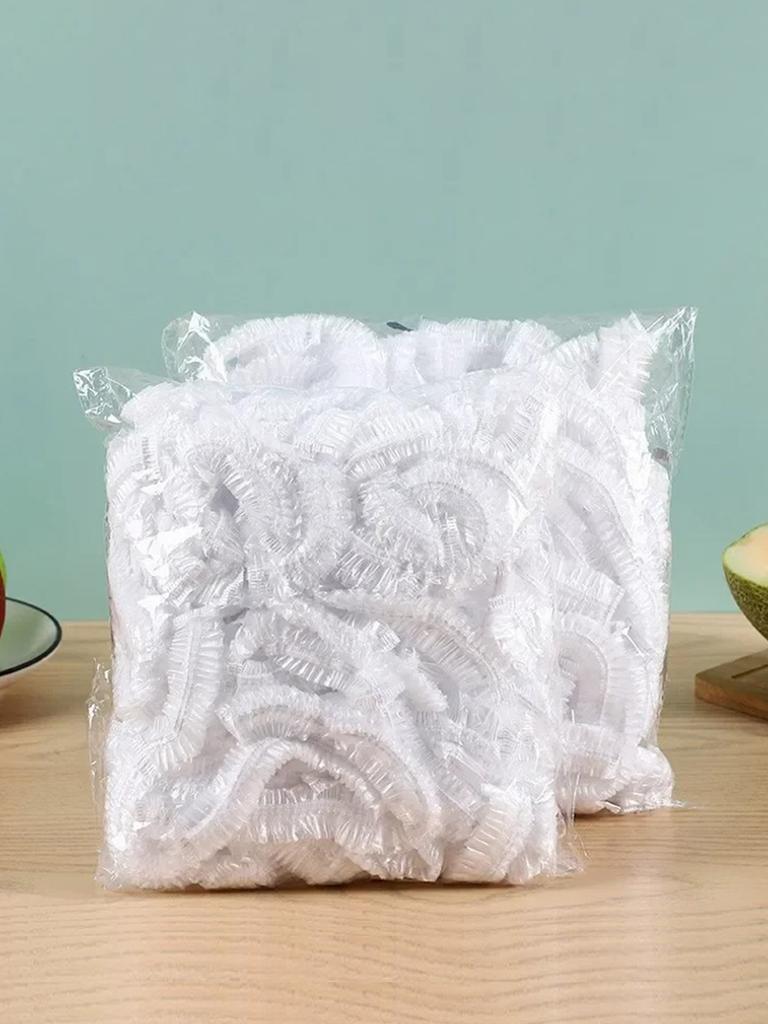 500Pcs, Disposable Food Preservation Film Cover,  Purpose Disposable Shrink Bag Disposable Shoe Cover  Preservation Film,Food Preservation Cover