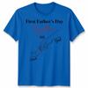 First Fathers Day Matching Unisex Tshirt Daddy Fistbump Apparel