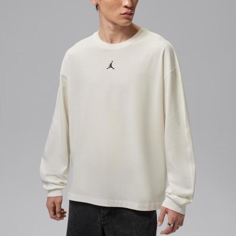 Jordan Simple Round Neck Casual Sports Long Sleeve T-Shirt Men Tops IF1830-133