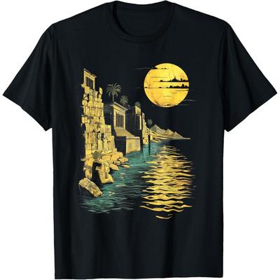 Ancient Egypt Nile River Temples Egyptian Temple T-Shirt