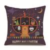Halloween Linen Pillow Cover Printed Pillow Cover