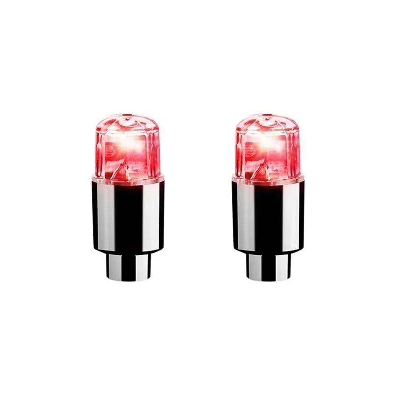 2/10pc Tire Valves Cap LED Lights Universal Car Motorcycle Bicycle Tyre Hub Motion Sensor Glowing Bulbs Cycling Lamp Accessories