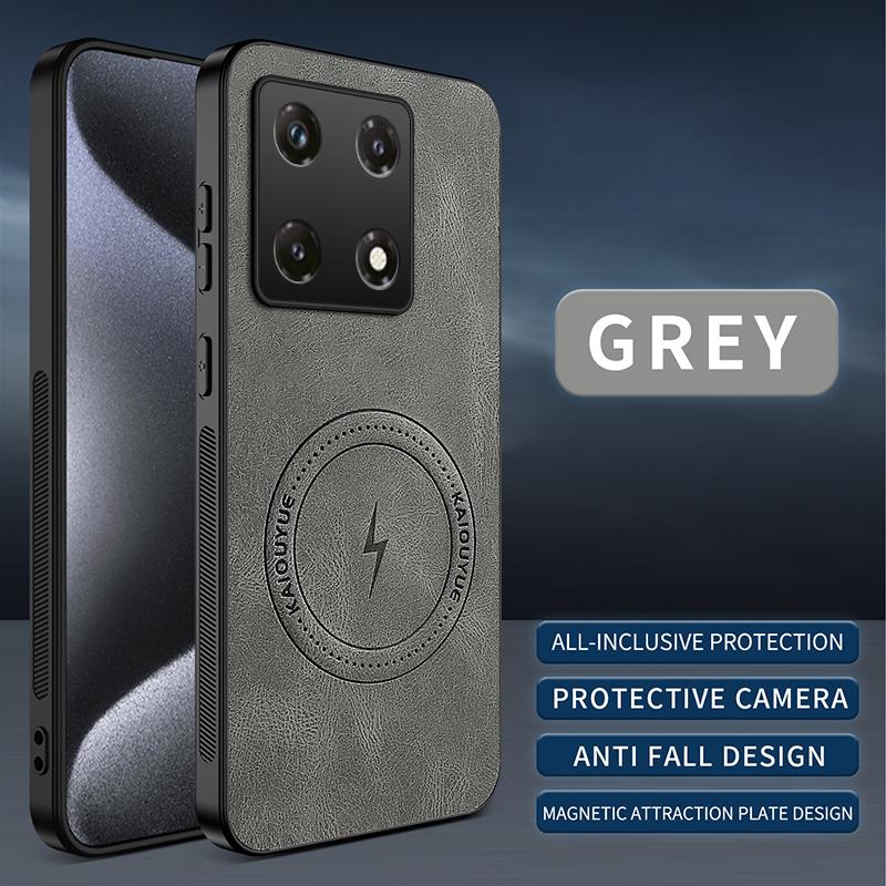 Pro Infinix Note 30 Pro/Infinix Note 30 5G Pouzdro Jednoduché Stylové Magnetické Sání Luxusní PU Kůže Šetrné k pokožce Ochranné proti pádu