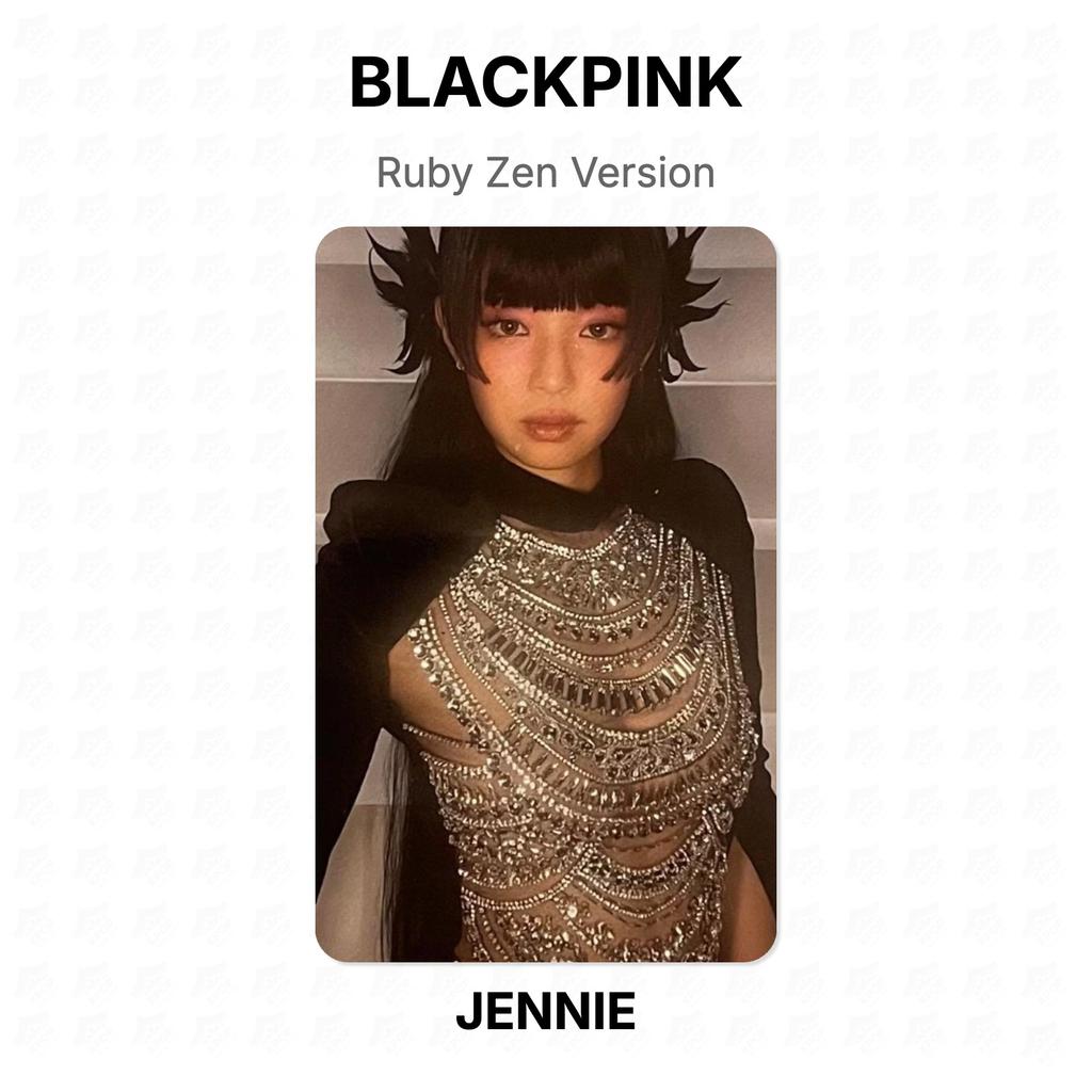 Fotocarte Ufficiale BLACKPINK Versione Ruby Zen
