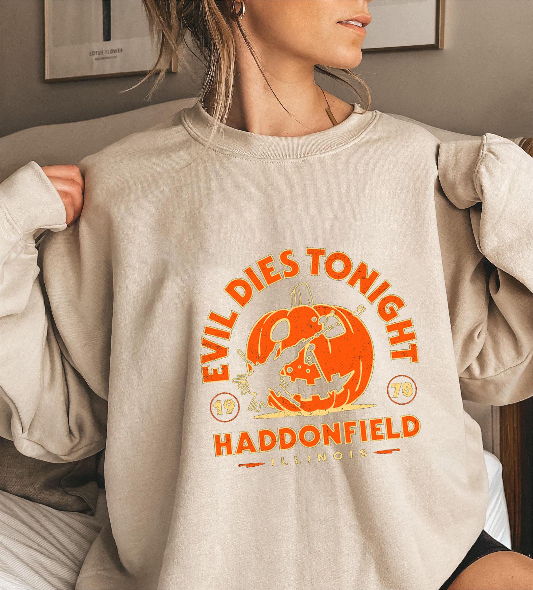 

Хэллоуин Тыква Круглый вырез Длинный рукав Свитшот Пуловер 2XL хаки