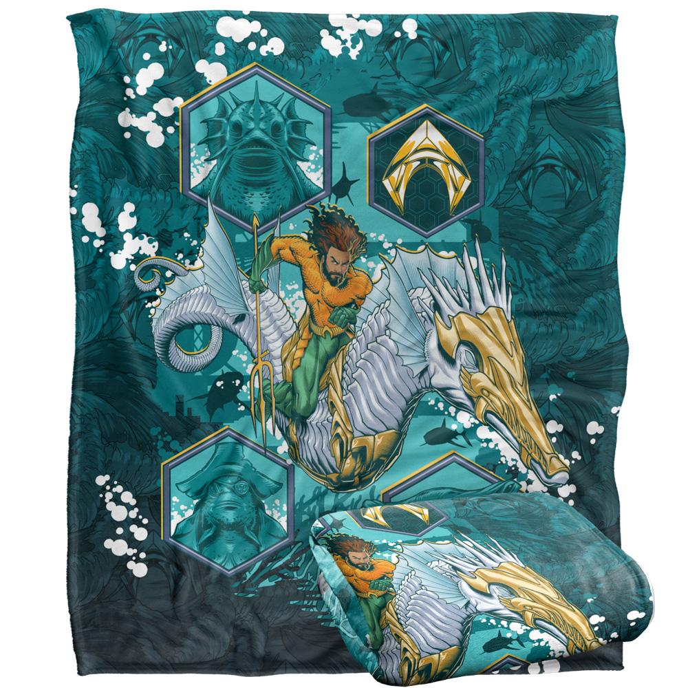 Aquaman Seahorse Blanket