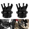 All Black 29MM Crown King Front Axle Nut Cover Fit For Harley For Sportster For Touring For Breakout For FXBRS 114