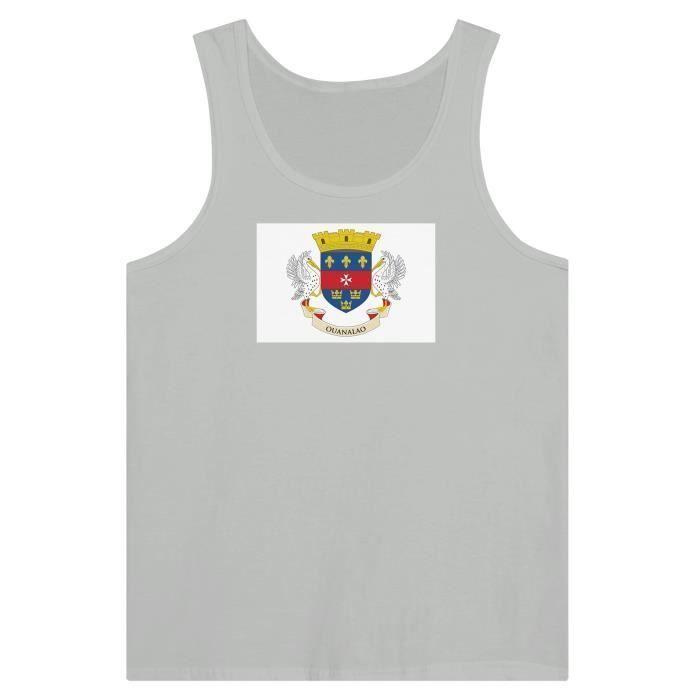 Débardeur - Saint-Barthélemy - Gris - 100% algodão - Coupe ajustée - Mixte