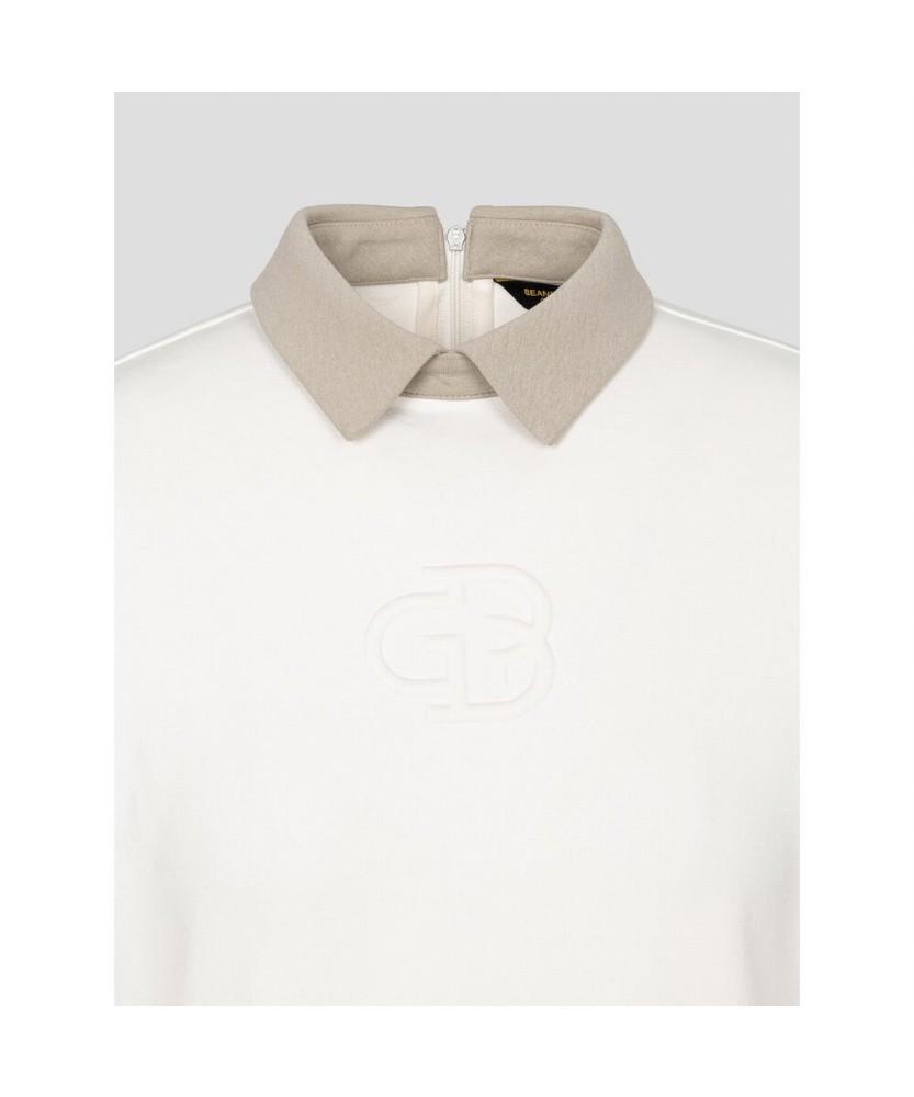 BEANPOLE GOLF [B_Under] Women'S Logo Embossed Collar Long Sleeve T-Shirt White