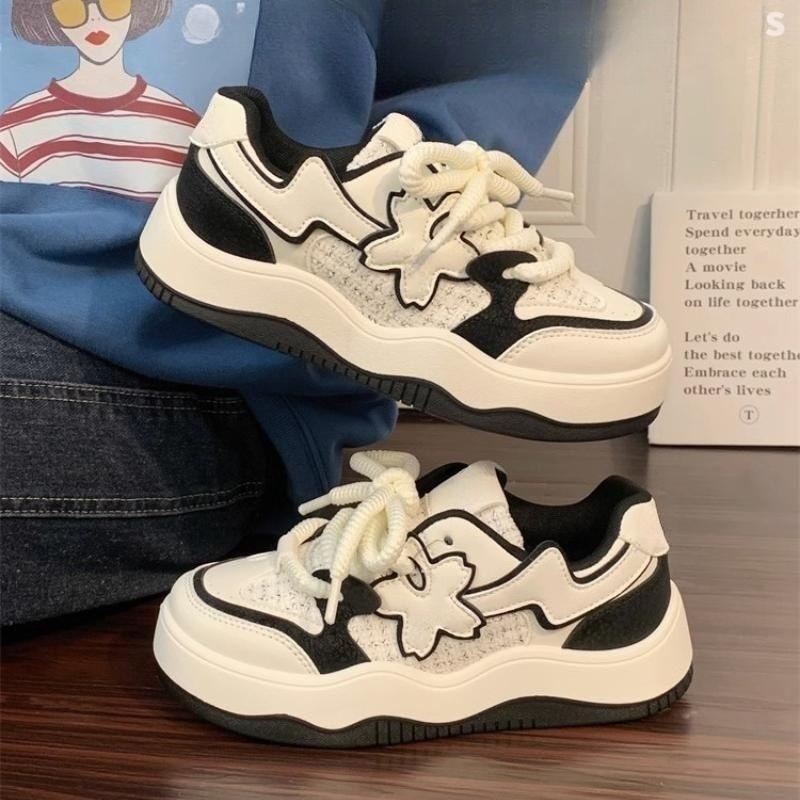 

Женские кроссовки на платформе, модный дизайн, шнуровка, скейтборд, балетки, удобная спортивная обувь для бега, тенниса, ходьбы 40