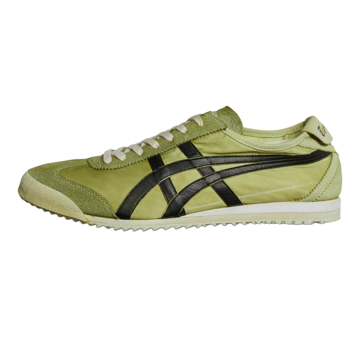 

ONITSUKA TIGER Mexico 66 Nm Удобные Модные Нескользящие Износостойкие Низкие Повседневные Кроссовки Унисекс Зеленый Черный 1183C460-300 37