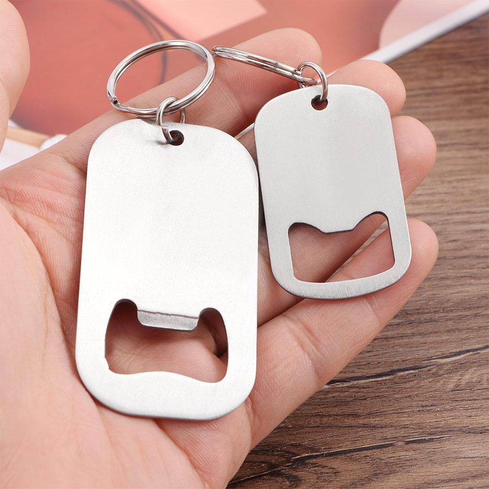 Steel Outdoor Picnic Kitchen Travel Dinner Party Keychain Bar Tools Beer Opener Bottle Openers