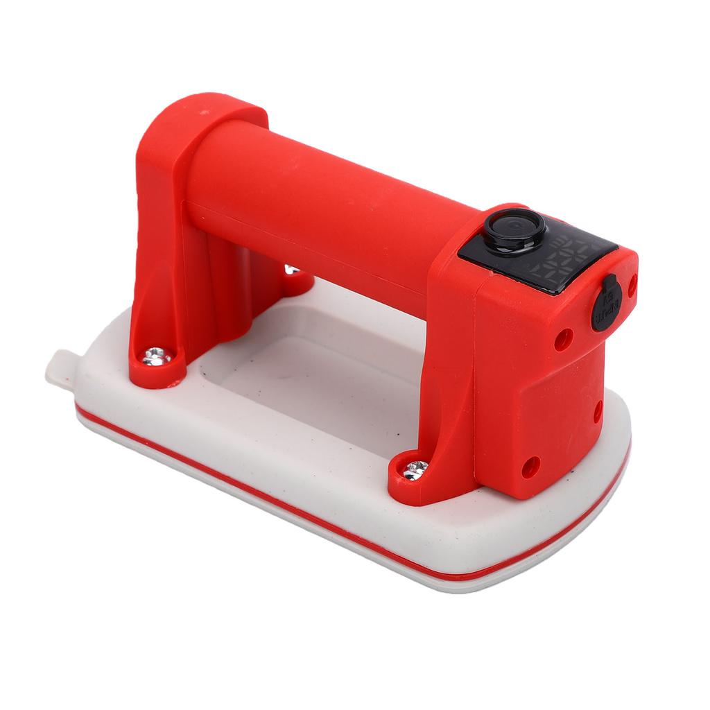 Oval Electric Vacuum Suction Cup 90kg Digital Display Vacuum Lifter for Glass Tile Metal Stone Auto Inflate