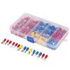 280pcs Cold Pressed Terminal Block Rubber Insulated Set for Electrical Wire Connector and Crimping Applications