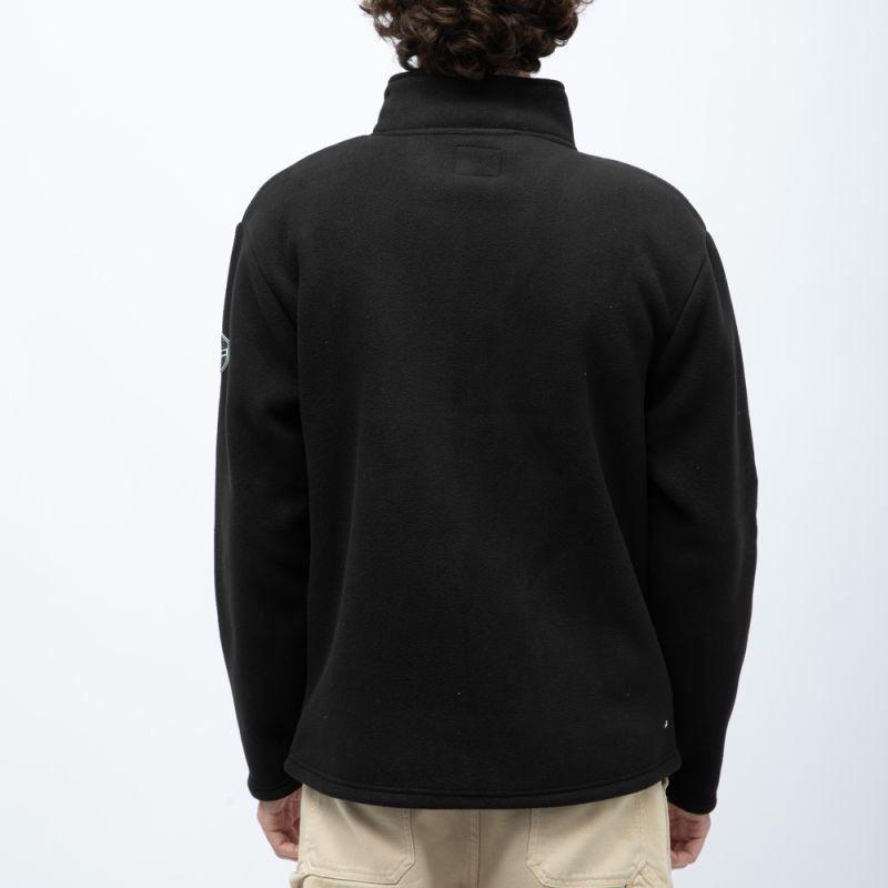 Gilet polaire franco col montant avec zip Homme KAPORAL