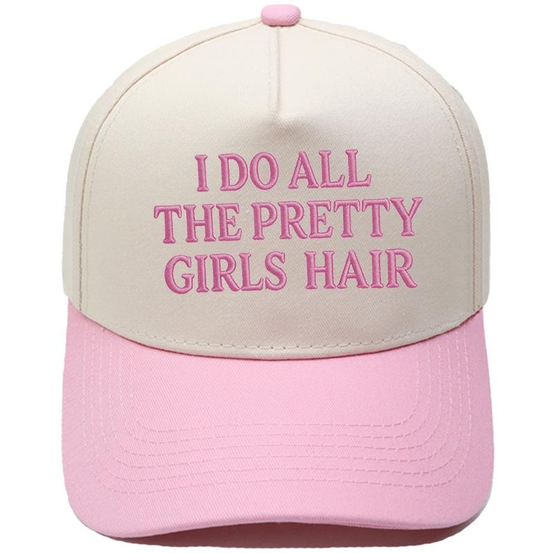I DO ALL Fun Embroidery Color Matching Truck Driver Baseball Cap Men's and Women's Casual Shade Dad Hat