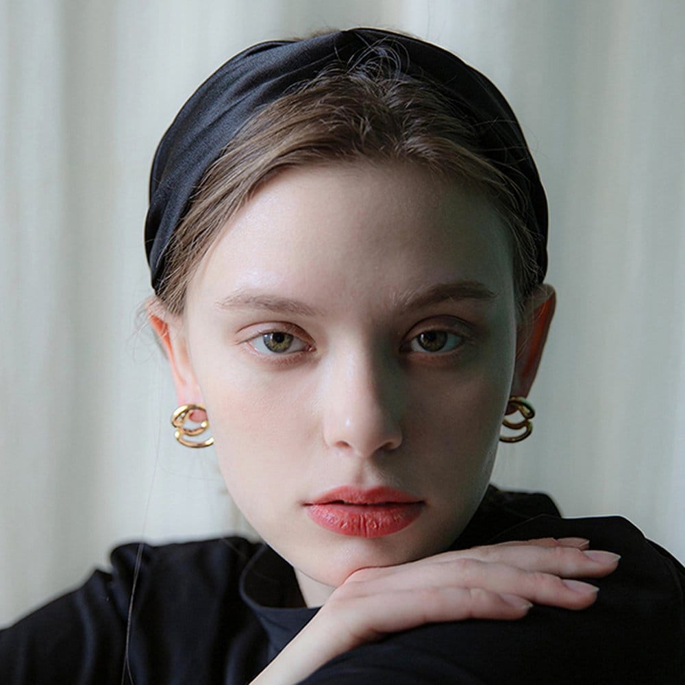 

Бандана шелковая повязка для волос Lfhb0711 Purple