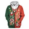 Funny Design Christmas 3D Printed Hoodies For Men Clothes Fashion New In Hoodie & Sweatshirts Santa Claus Cosplay Y2k Tops